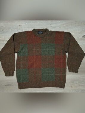 Vintage Scott Officer Men’s Grandpa Wool Blend Pull Over Sweater